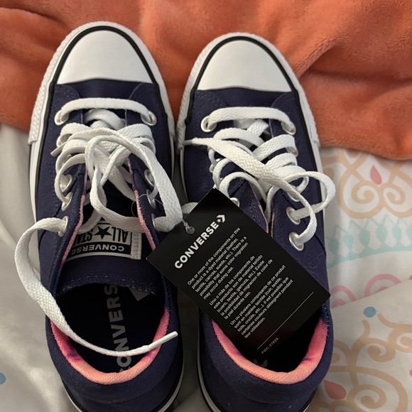 Converse Shoes - Converse Dark Blue and White Sneakers